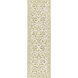 Samual 96 X 30 inch Green and Neutral Runner, Polyester