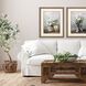 Florals Collection Green Framed Art