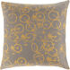 Pedal Power 18 inch Bright Yellow, Charcoal Pillow Kit