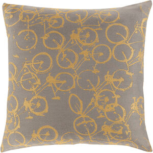 Pedal Power 20 inch Bright Yellow, Charcoal Pillow Kit