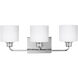 Canfield 3 Light 23.13 inch Chrome Bath Vanity Wall Sconce Wall Light