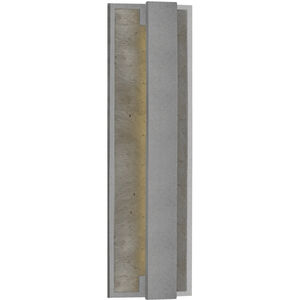 Caspian LED 18 inch Gray Outdoor Wall Sconce