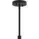 Mack 5 Light 46 inch Matte Black Linear Chandelier Ceiling Light