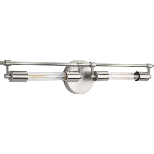 Circuit 2 Light 27 inch Brushed Nickel Bath Vanity Wall Light