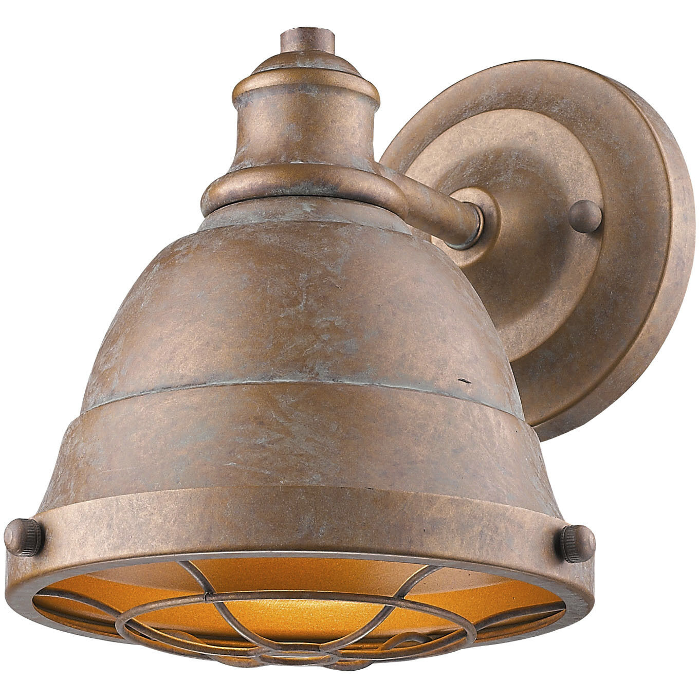 Bartlett Vanity Wall Light in Copper Patina