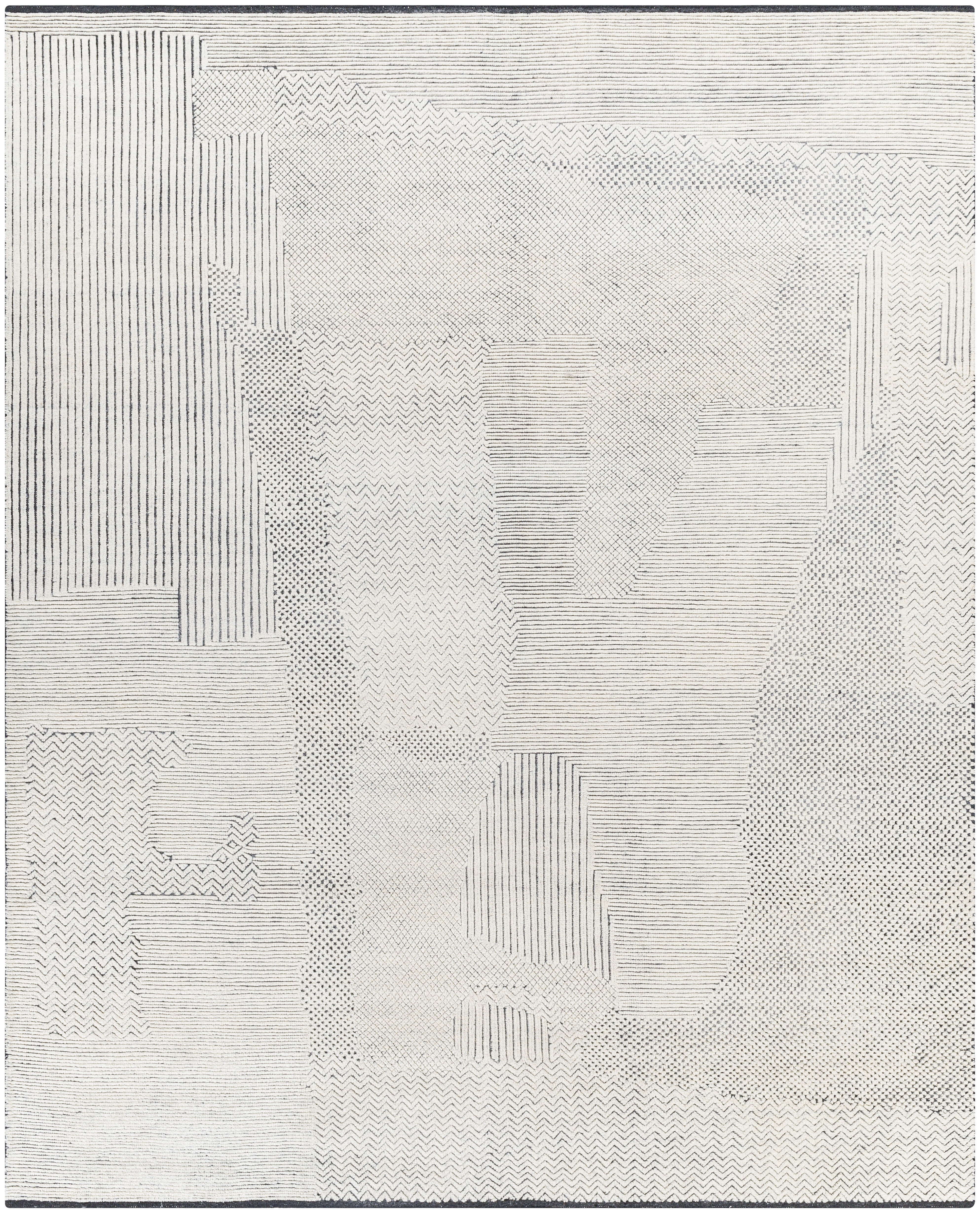 Tunus 120 X 96 inch Taupe Rug, Rectangle