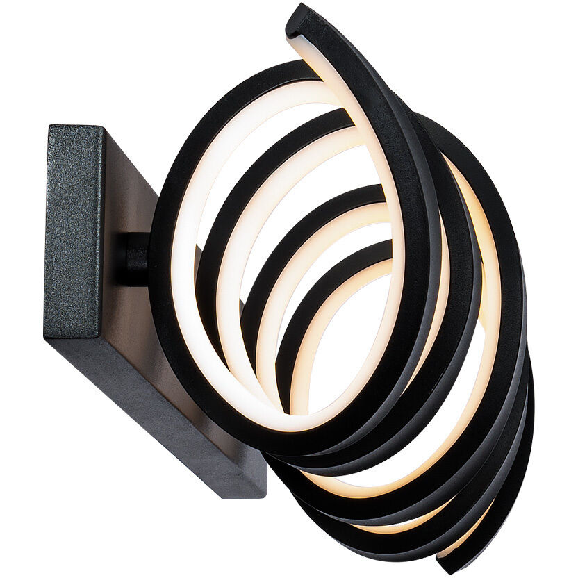 Marques LED 30 inch Black Bath Vanity & Wall Light, dweLED