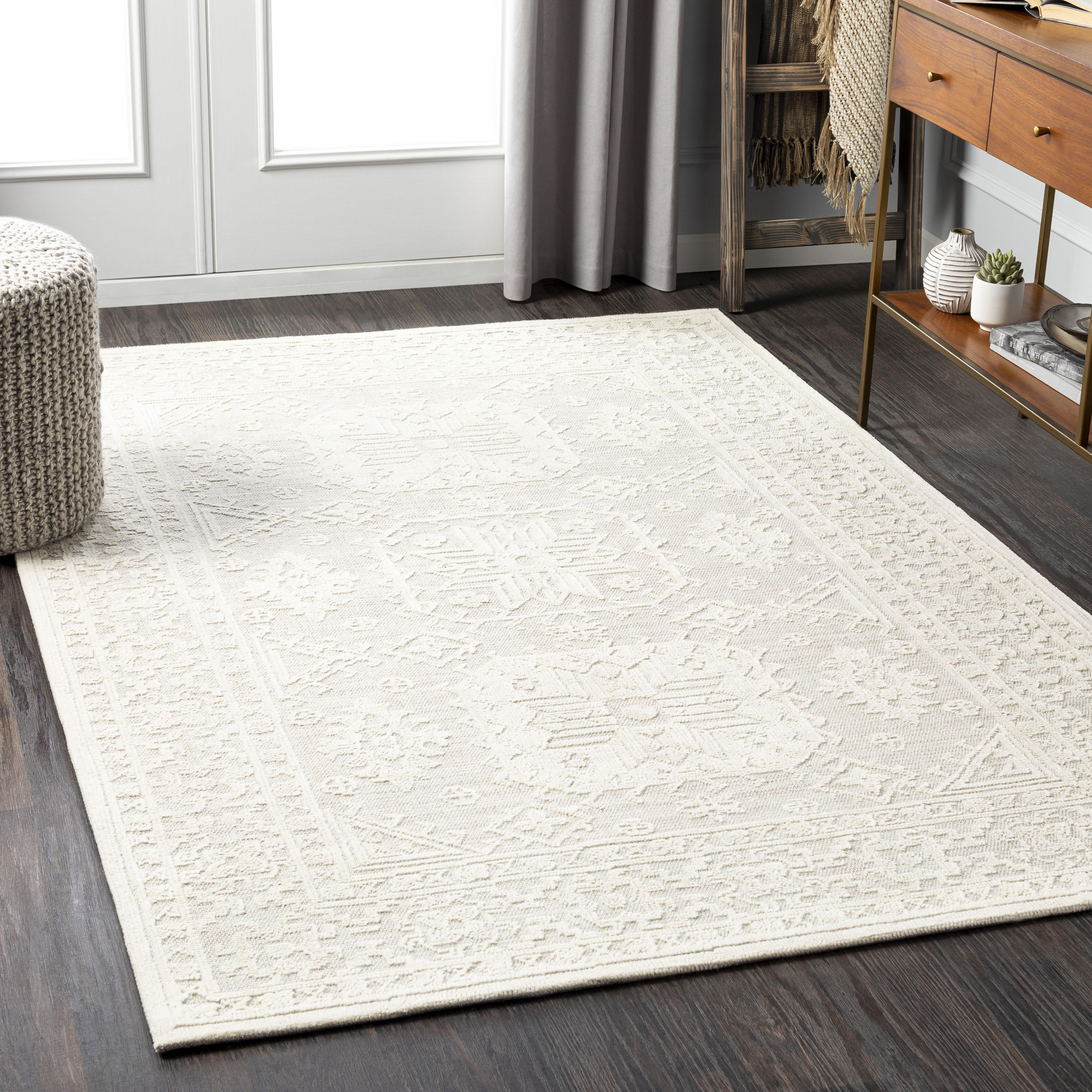 Oakland 36 X 24 inch Light Slate Rug in 2 x 3, Rectangle