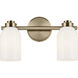 Shae 2 Light 15 inch Champagne Bronze Vanity Light Wall Light