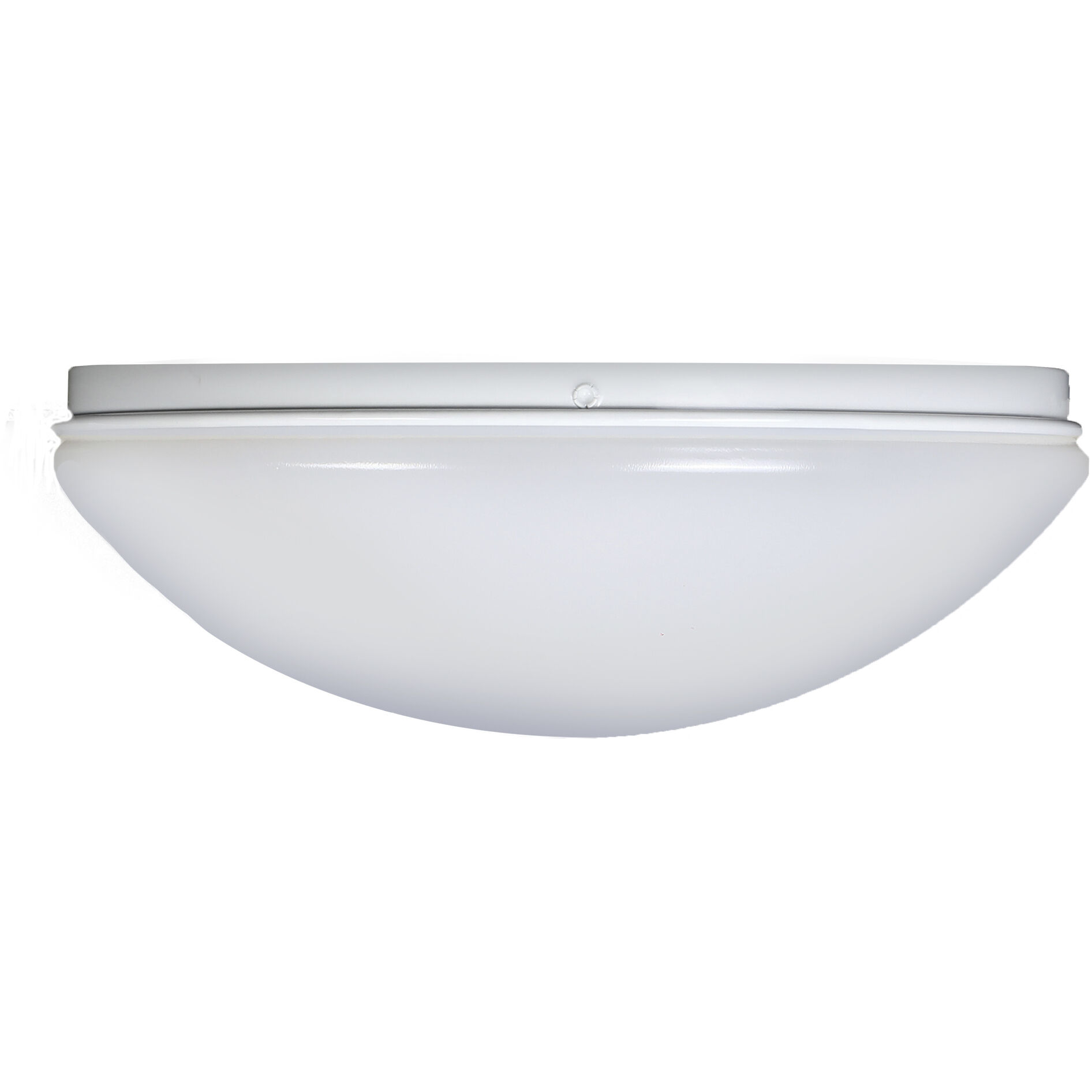 EnviroLite LED 10.75 inch White Puff Flush Mount Ceiling Light