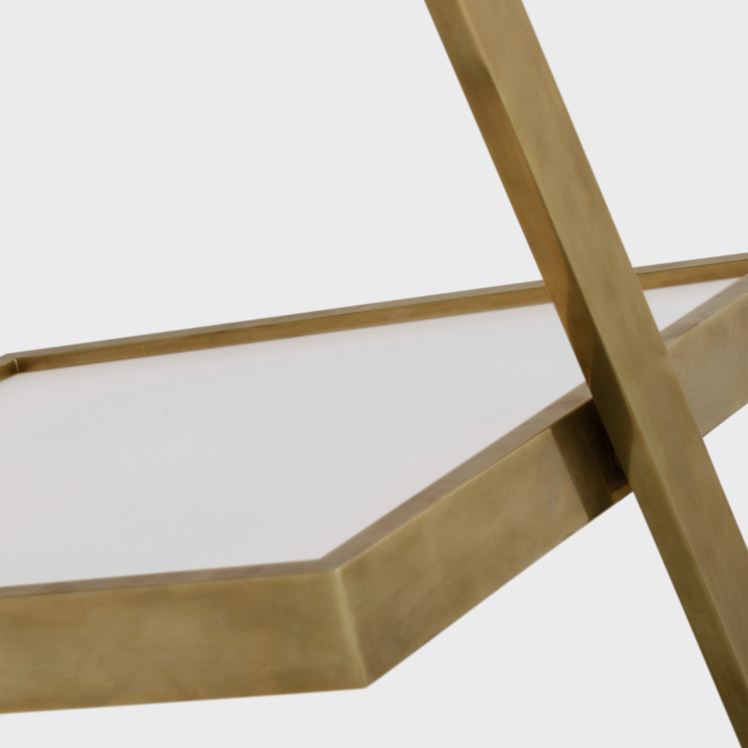 Lauren Rottet Entoure LED 17.25 inch Hand-Rubbed Antique Brass Rotating Pendant Ceiling Light