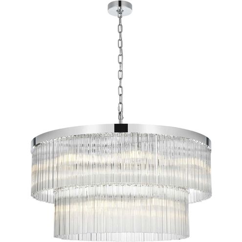 Harlow 14 Light 32 inch Chrome Chandelier Ceiling Light