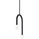 Colette LED 12 inch Black Pendant Ceiling Light