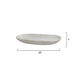 Long 8 X 4 inch Long Oval Bowl in White Marble