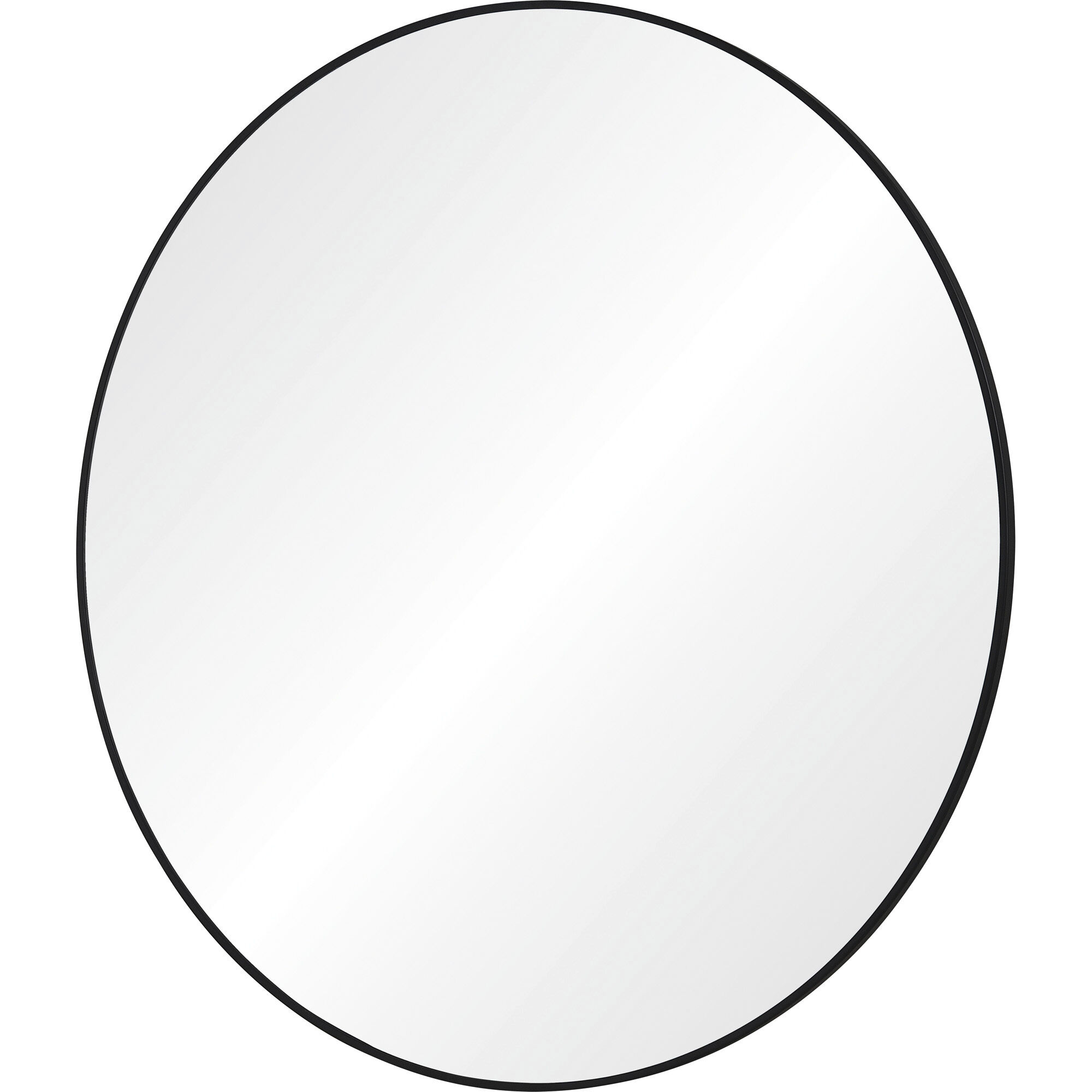 Sami 48 X 48 inch Matte Black and Clear Mirror