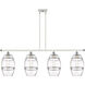 Ballston Vaz 4 Light 48 inch White Polished Chrome Stem Hung Island Light Ceiling Light
