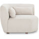 Amelia White Corner Chair