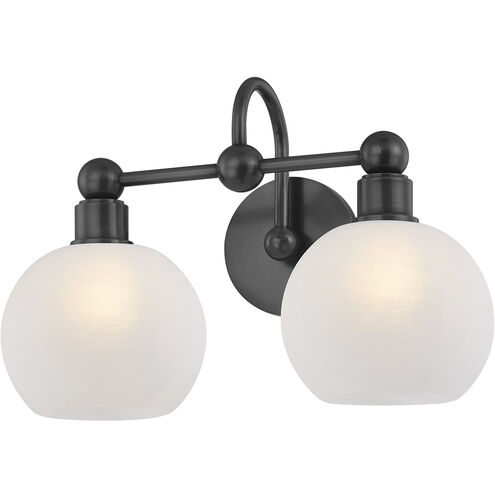 Jerica 2 Light 16.25 inch Old Bronze Bath and Vanity Wall Light