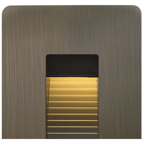 Hardy Island Luna 120v 4.00 watt Matte Bronze Landscape Step Light in 2700K, Vertical
