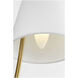 C&M by Chapman & Myers Marina 2 Light 14.5 inch Burnished Brass Double Sconce Wall Light