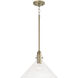 Greer 1 Light 14 inch Aged Brass Pendant Ceiling Light