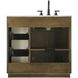 Chase 36 X 34 inch Hazel Oak Bathroom Vanity Cabinet
