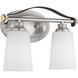 Nealy 2 Light 13.5 inch Brushed Nickel Bath Vanity Wall Light