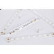 Glamour LED 24 inch Matte Black Flush Mount Ceiling Light