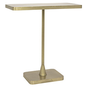 Hild 25 X 24.5 inch Antique Brass Side Table