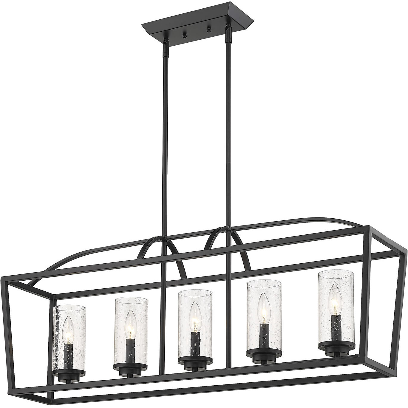 Mercer 5 Light 38.25 inch Island Light