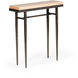 Wick 30 X 8.5 inch Dark Smoke Console Table in Maple Natural