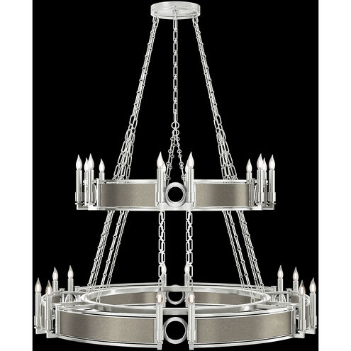 Mirage 24 Light 50 inch Silver Chandelier Ceiling Light