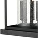 Minersville 3 Light 23 inch Matte Black Outdoor Wall Sconce