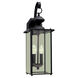 Jamestowne 2 Light 20.25 inch Black Outdoor Wall Lantern