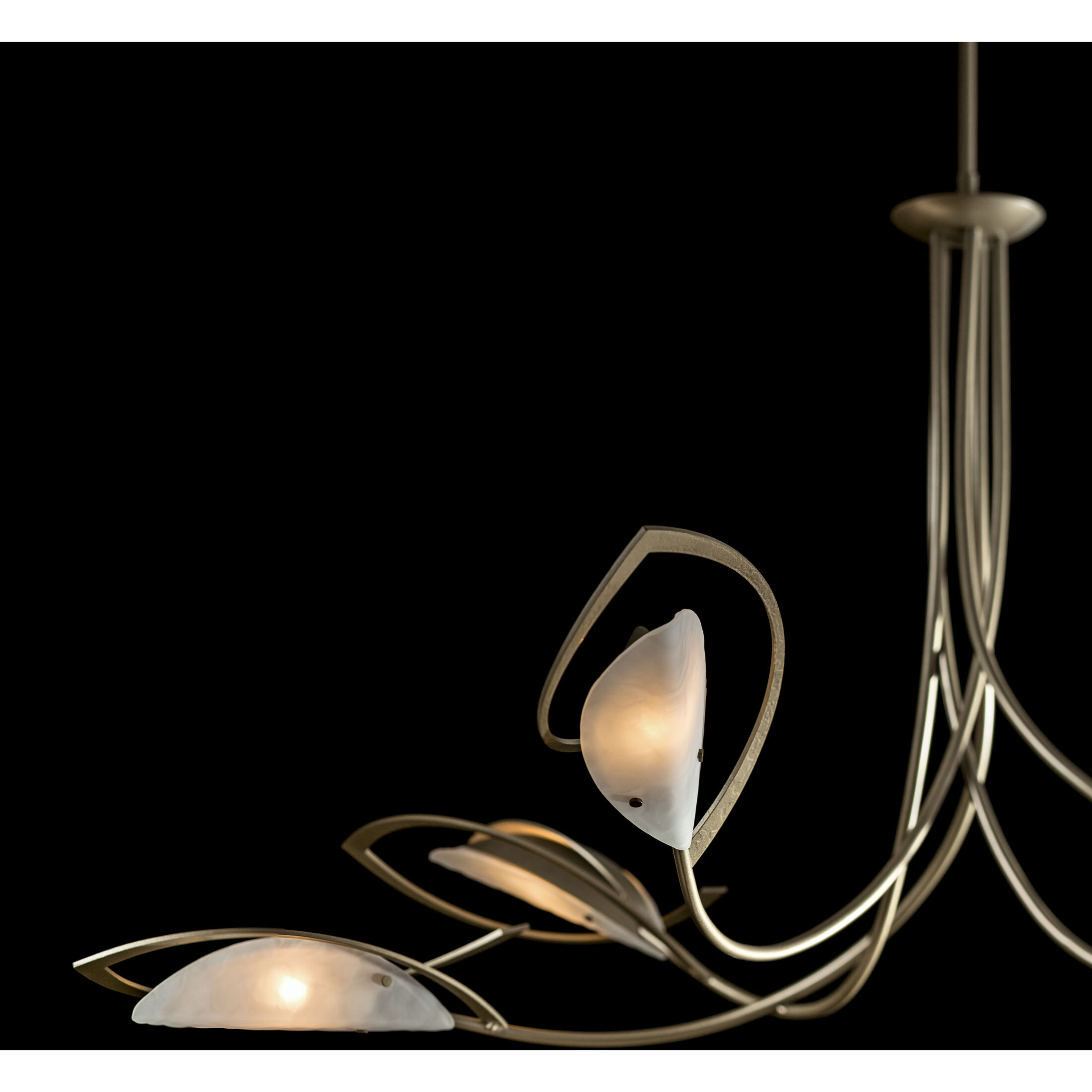 Aerial 5 Light 47.5 inch Soft Gold Pendant Ceiling Light