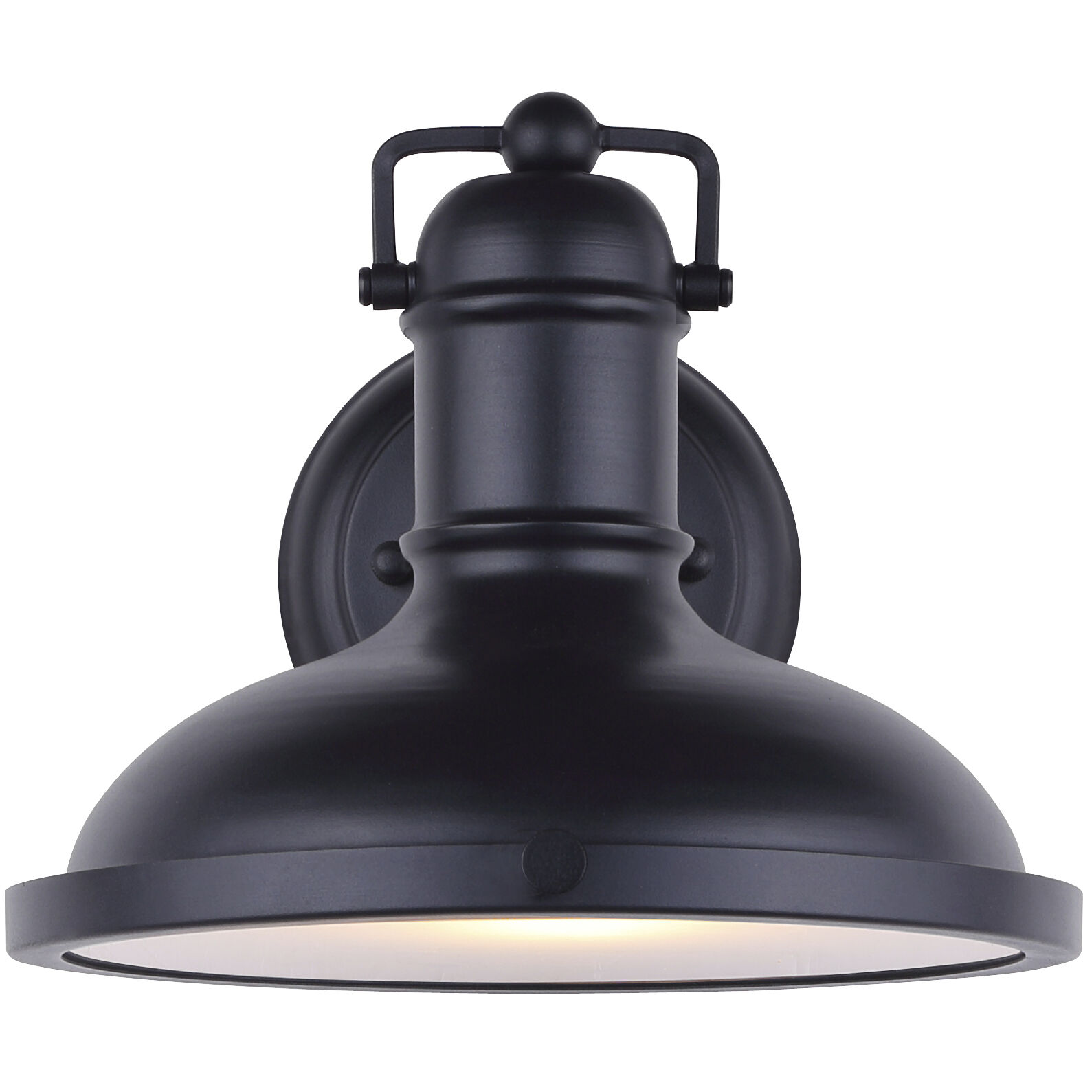 Madison 1 Light 7 inch Black Outdoor Downlight