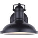 Madison 1 Light 7 inch Black Outdoor Downlight