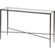 Leon 54 X 16 inch Bronze with Clear Console Table