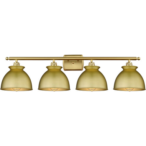 Adirondack 4 Light 38 inch Satin Gold Bath Vanity Light Wall Light