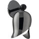 Elixir LED 6.8 inch Polished Black Nickel and Black Wall Sconce Wall Light in 4000K