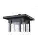 Melvale 1 Light 15.5 inch Black Outdoor Post Light