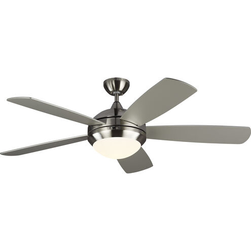 Discus 52 Smart 52 inch Brushed Steel with Silver Blades Smart Ceiling Fan