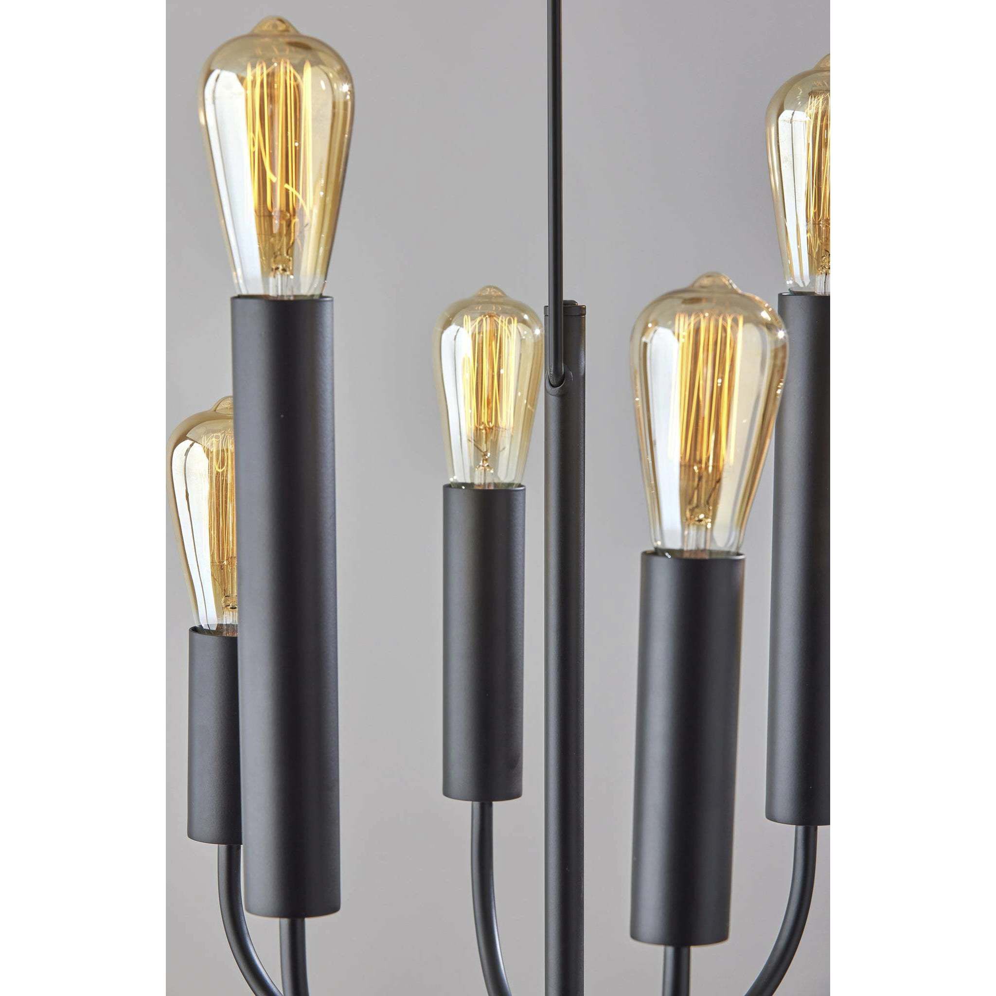 Rory 15 inch Black Chandelier Ceiling Light