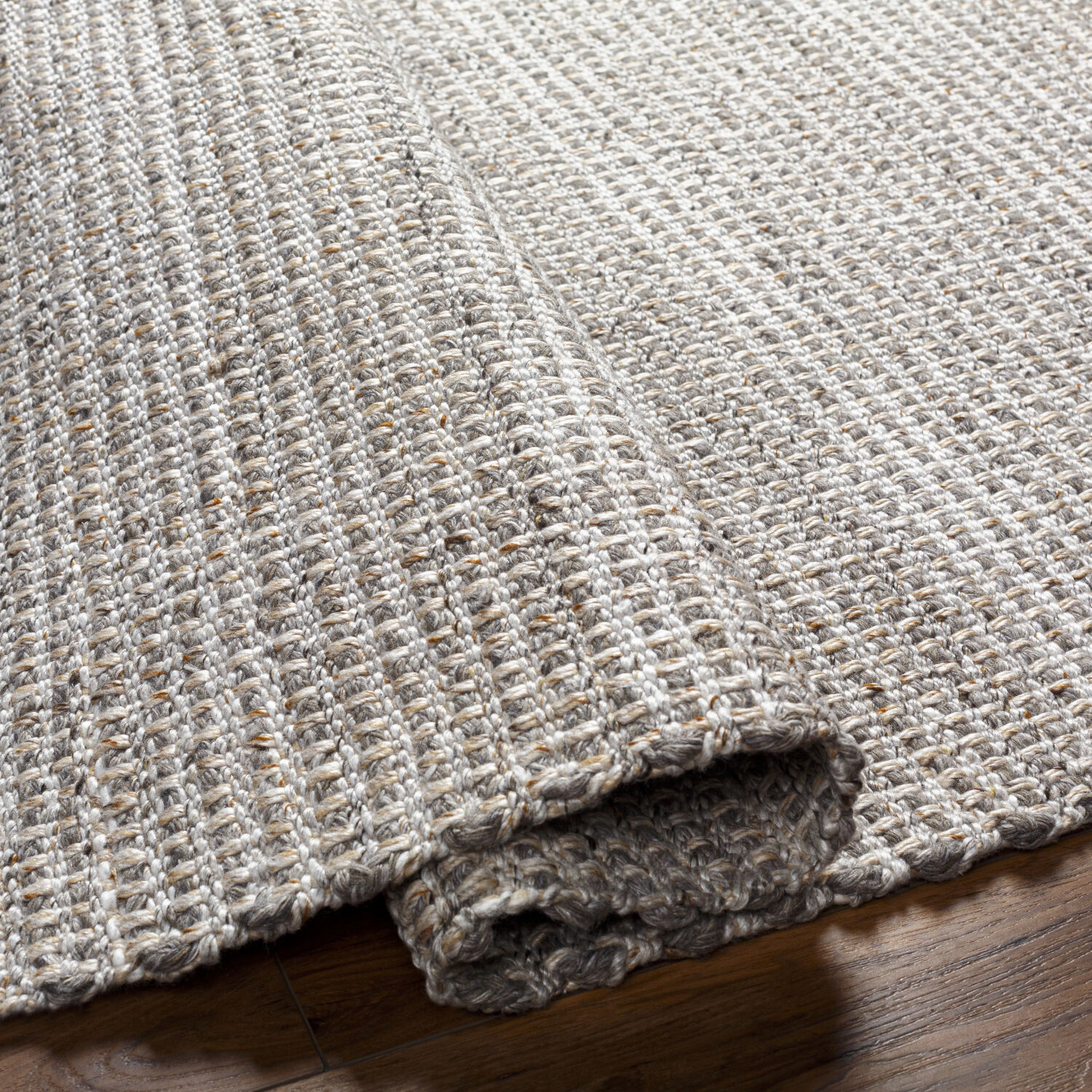 Sara 90 X 60 inch Gray Rug, Rectangle