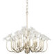Wildflower 6 Light 26 inch Gold Dust/Artifact Chandelier Ceiling Light, Smithsonian Collaboration