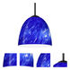 Sasha 1 Light Black Cord Pendant Ceiling Light