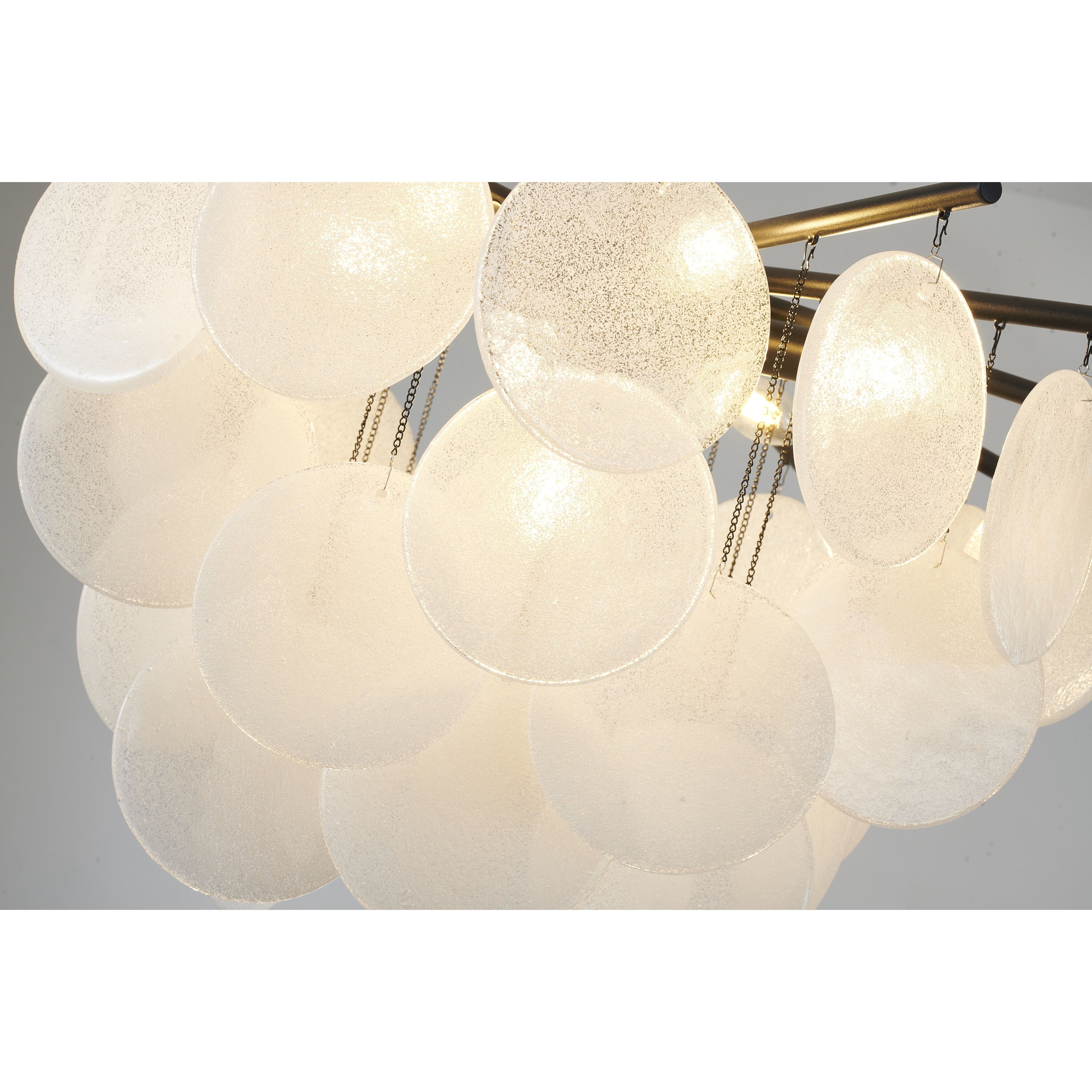 Canada LED 23.6 inch Satin Black Chandelier Ceiling Light