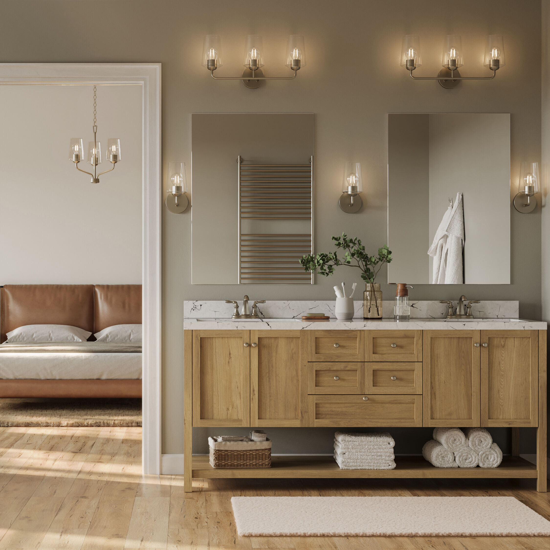 Celino 3 Light 18 inch Brushed Nickel Chandelier Ceiling Light