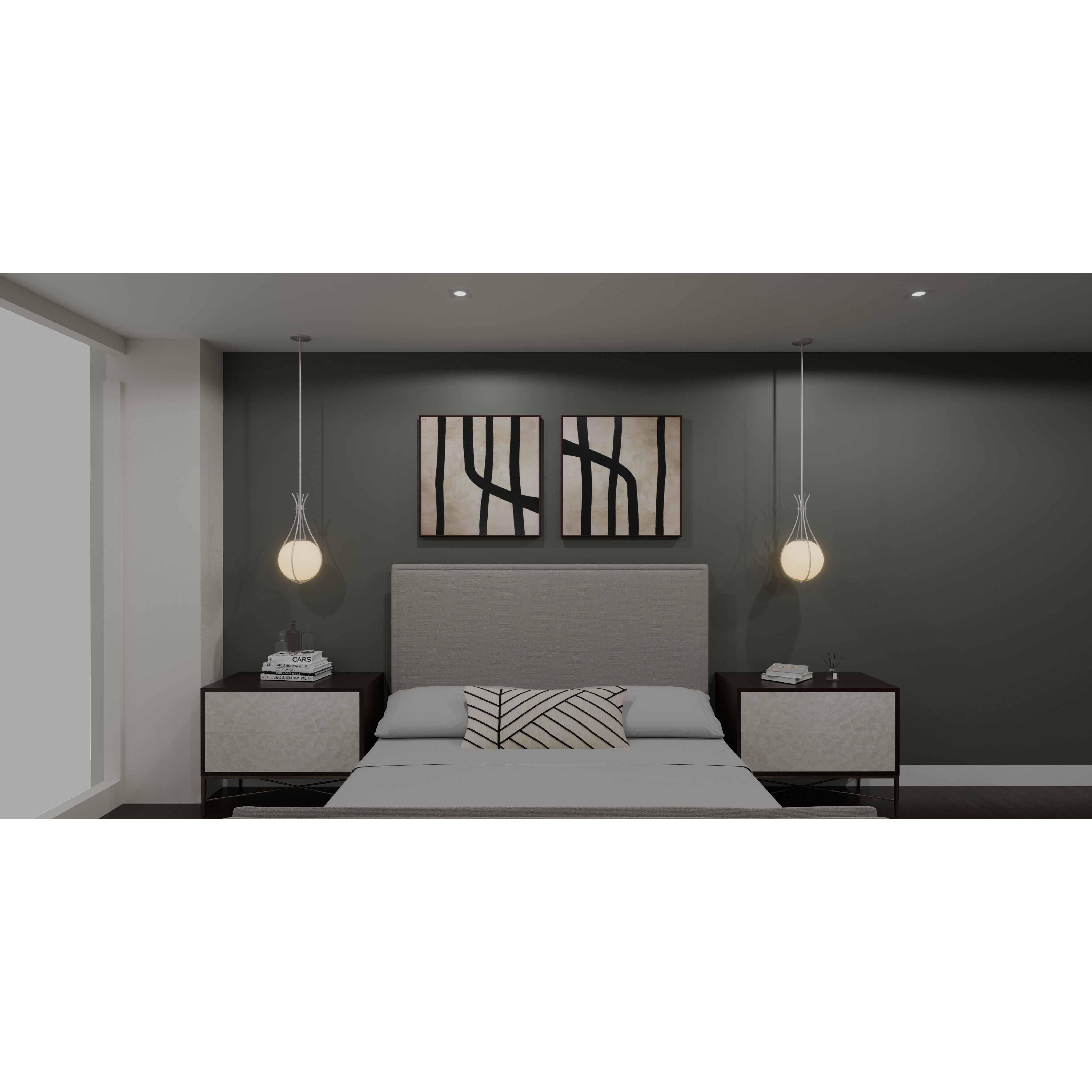 Aliyah 1 Light 10.75 inch Brushed Nickel Mini Pendant Ceiling Light, Small