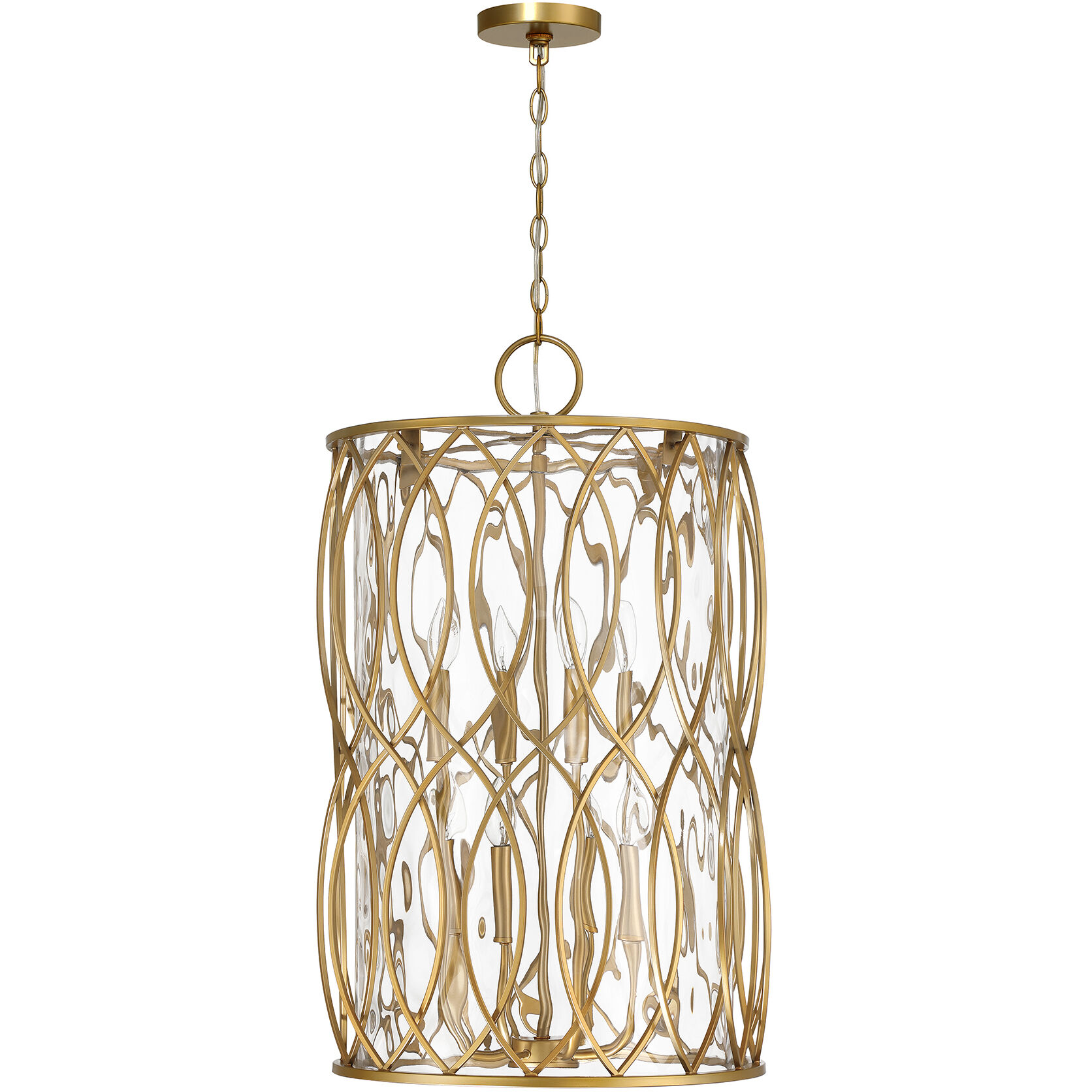 Snowden 8 Light 18 inch Burnished Brass Pendant Ceiling Light